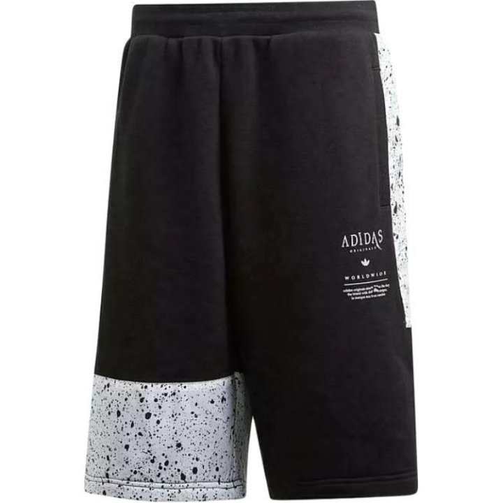 Adidas Adidas PLANETOID GRAPHIC Casual Shorts Men's Black