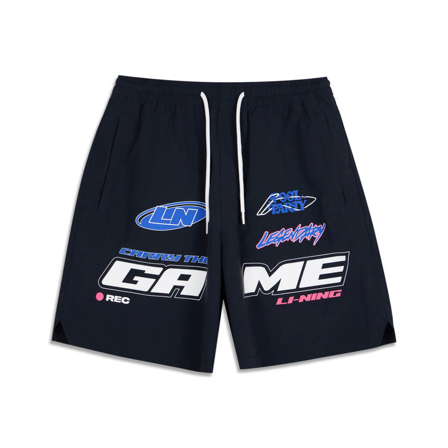 Li-Ning Li Ning x LEAGUE OF LEGENDS Sports Life Collection Casual Shorts Men's Black