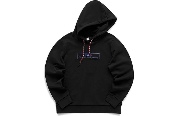 FILA FUSION Sweatshirts Women's Black Hooded Moderate Cardigan