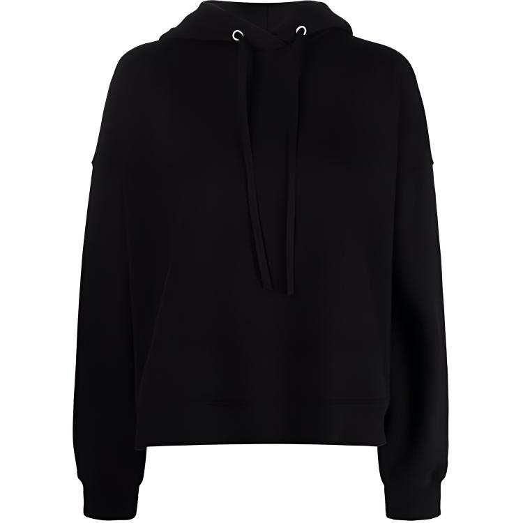 Maison Margiela Sweatshirts Women's Black Hooded Moderate Regular