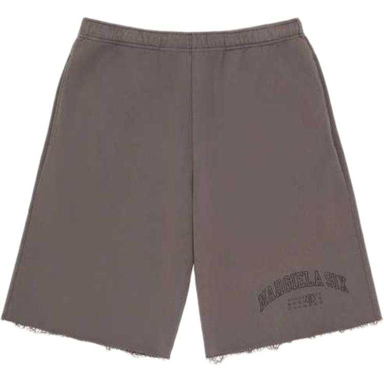 MM6 Maison Margiela Number Motif Distressed Shorts