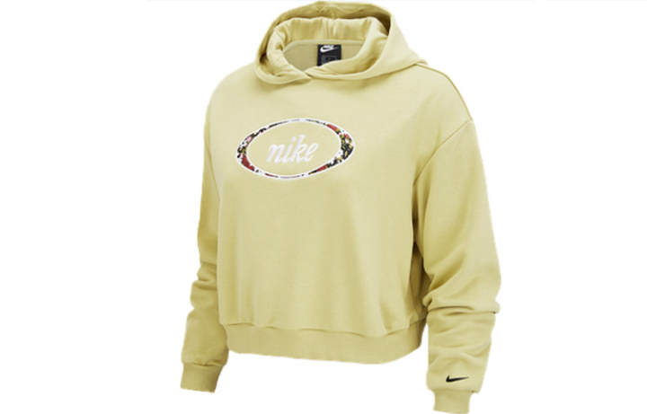 Nike Nike Sweatshirts Women's Green Hooded Moderate Regular