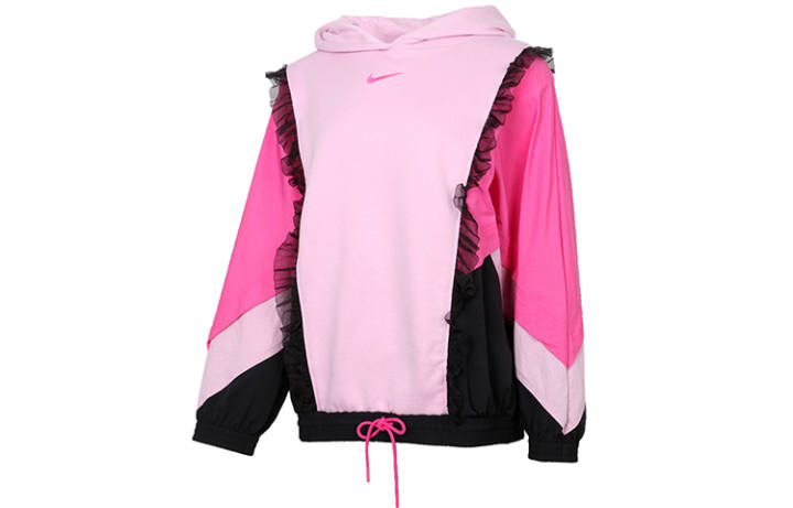 Nike Nike Sweatshirts Women's Light Arctica Pink Hooded Moderate Regular