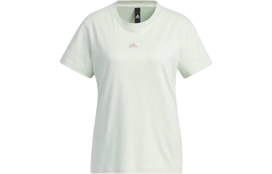 Adidas Adidas Drop Shoulder Sleeve T Shirt Women's Linen Green
