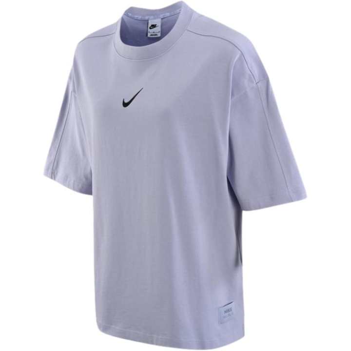 Nike Nike Sportswear Drop Shoulder Sleeve T Shirt Women's Mist Gray Blue