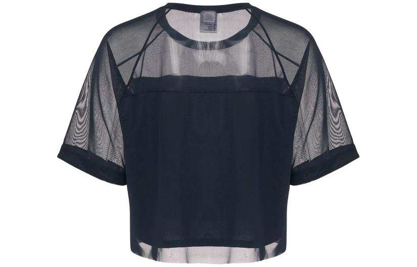 New Balance New Balance T Shirts Women's Black Crew Neck Moderate Straight Fit
