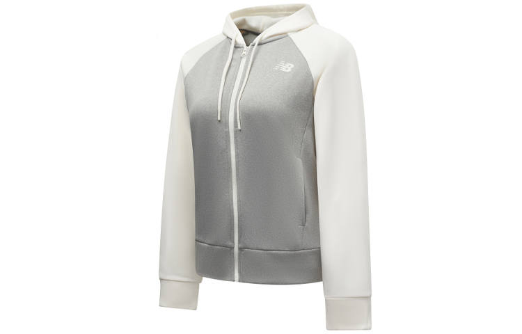 New Balance New Balance Fleece Lined Sports Sweatshirt Women's Gray White