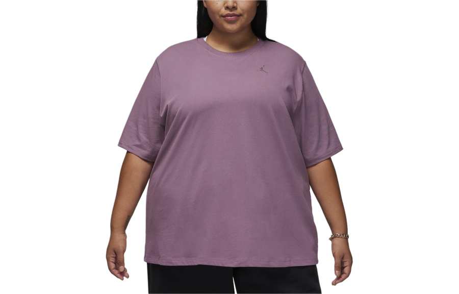 Jordan Jordan ESSENTIALS Drop Shoulder Sleeve T Shirt Women's Dark Purple