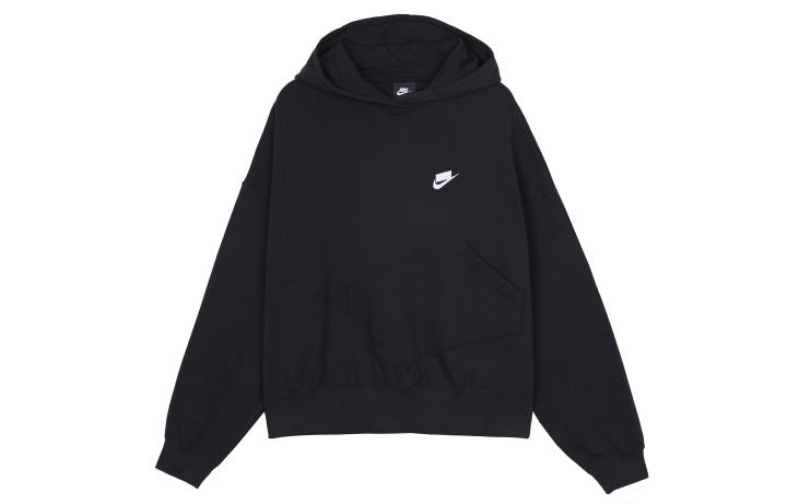Nike Nike Sweatshirts Women's Black Hooded Moderate Regular
