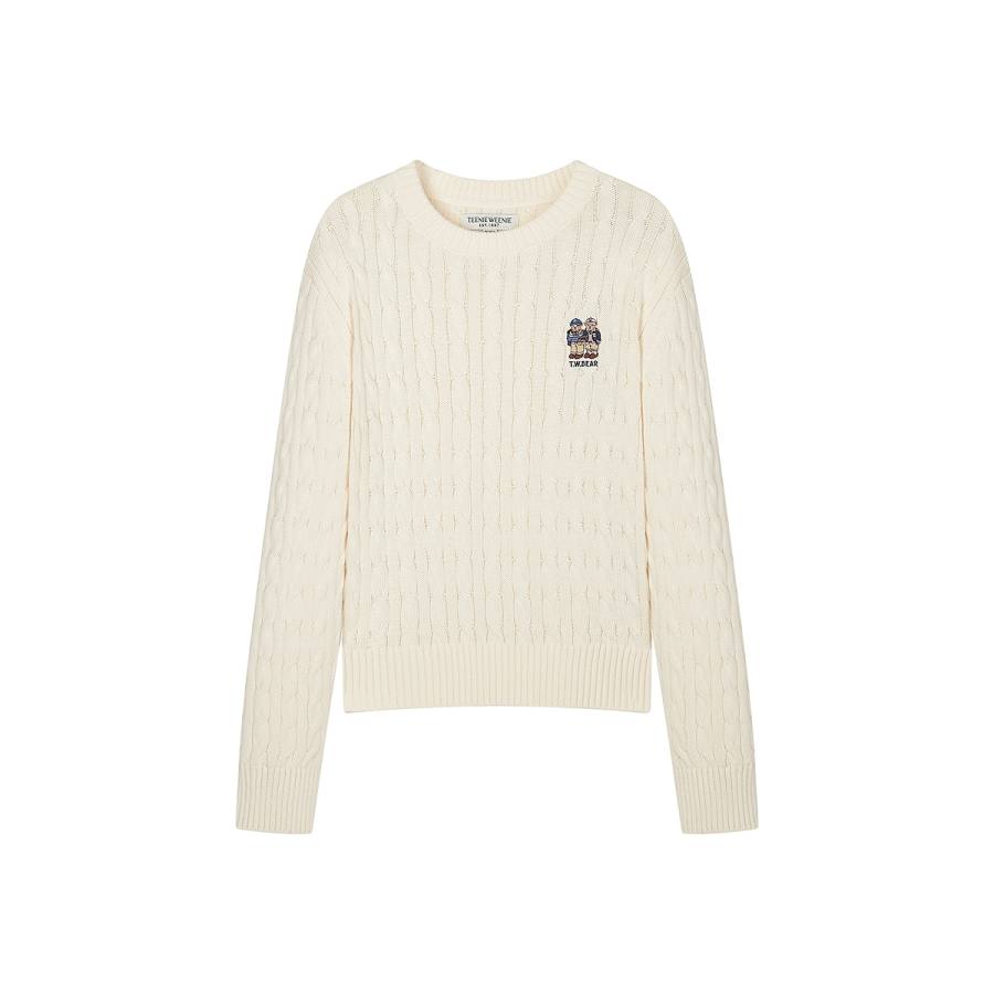 Teenie Weenie Sweaters Women's Crew Neck Moderate A Line