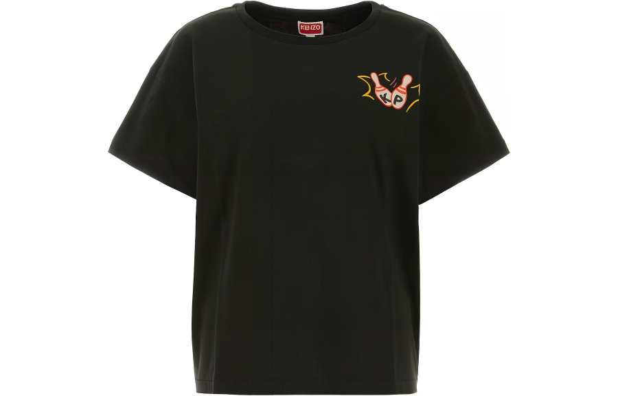 KENZO KENZO Graphic Printed Crewneck T Shirt