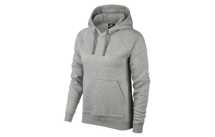 Nike Nike Sweatshirts Women's Toned Dark Gray Hooded Moderate Regular