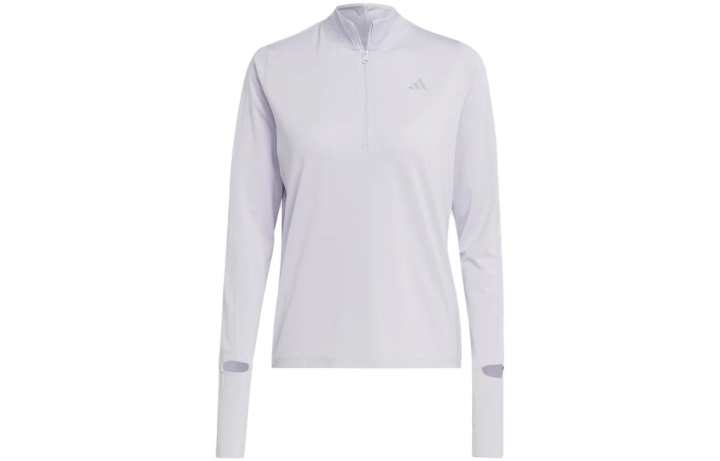 Adidas Adidas T Shirts Women's Light Purple Stand Collar
