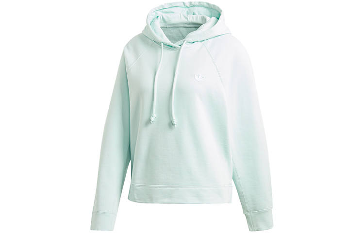 Adidas Originals Sweatshirts Women's Teal Hooded Moderate Regular