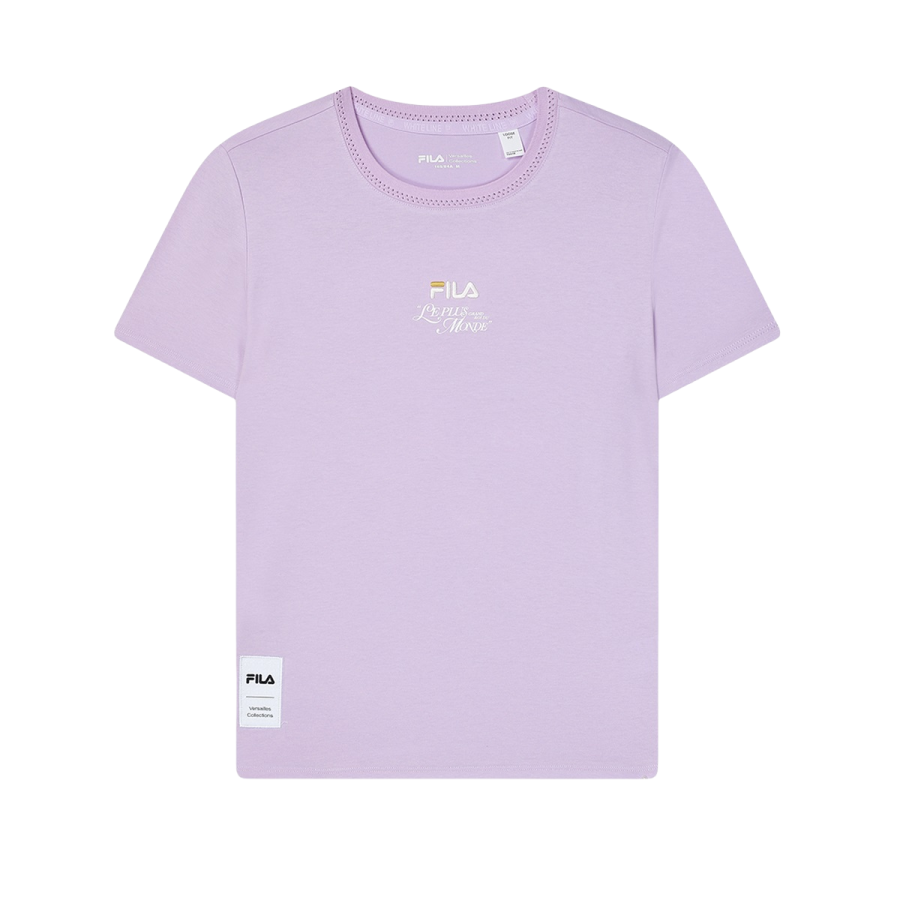FILA T Shirt Women's Autumn Cherry Purple