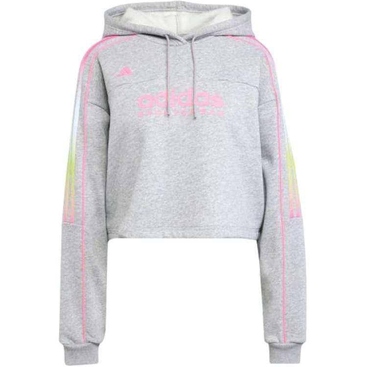 Adidas Adidas Sweatshirts Women's Gray Hooded Moderate Other