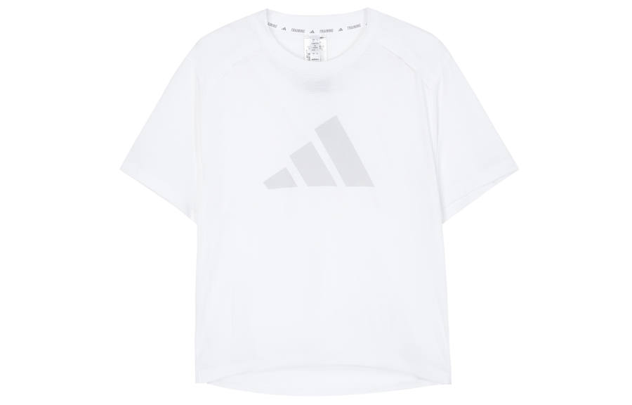 Adidas Adidas Women's Power Performance Big Logo T Shirt White