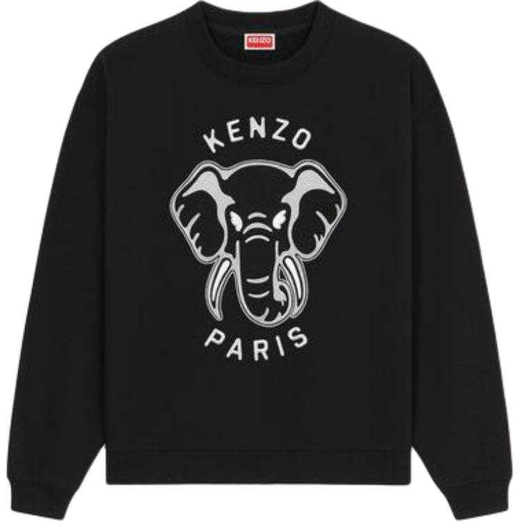 KENZO 【Zoomed ImageryPrevious Season】Archive Logo-embroidered sweatshirt
