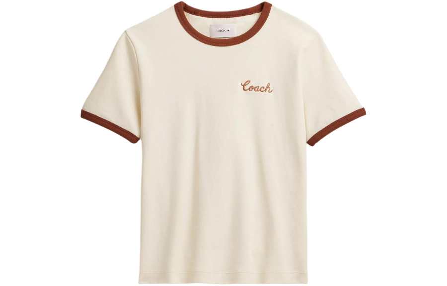 COACH SS24 T Shirt Women's Cream