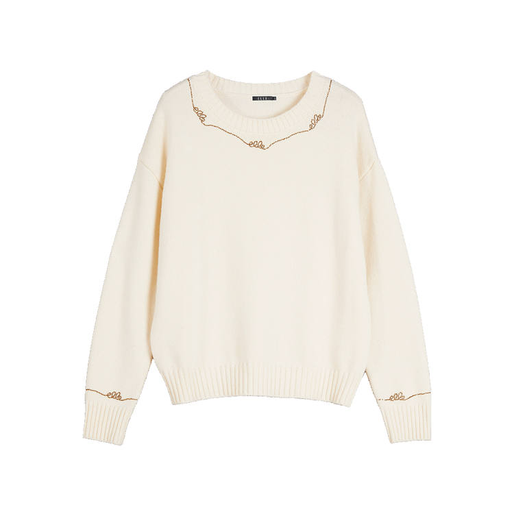 ELLE Sweaters Women's Crew Neck Moderate Other