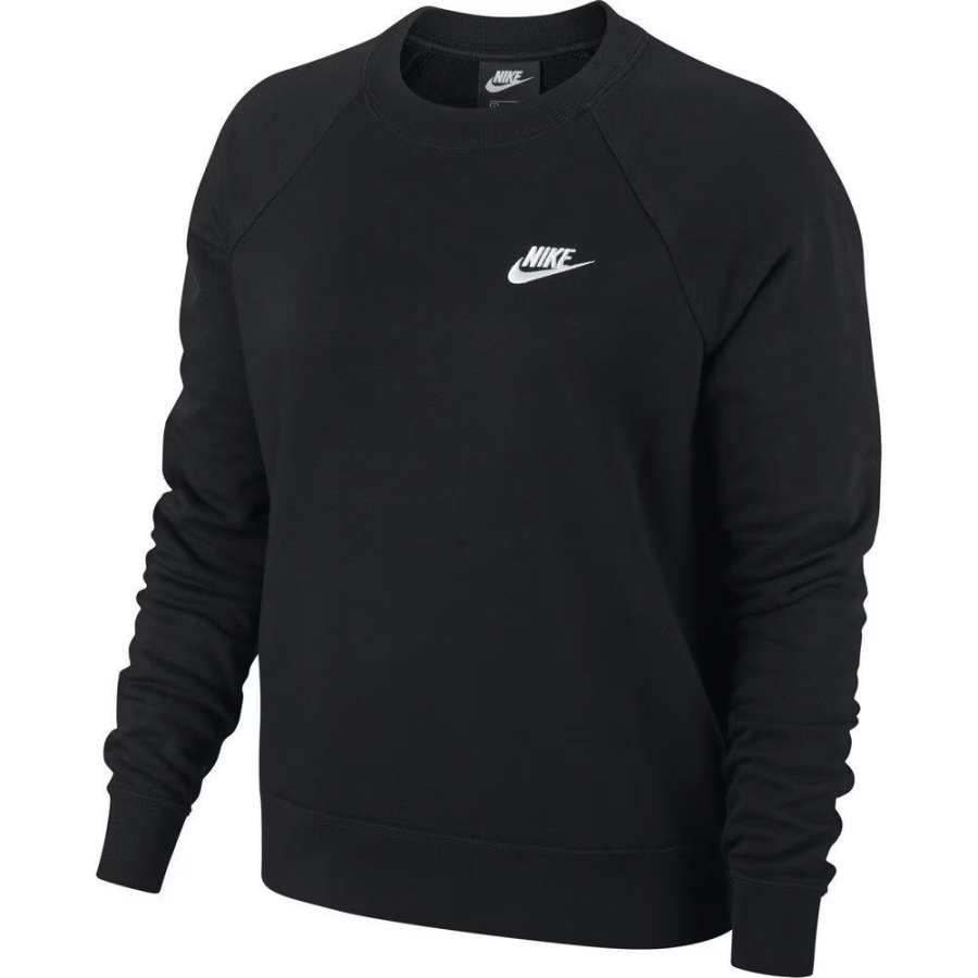 Nike Nike Sweatshirts Women's Black Crew Neck Moderate