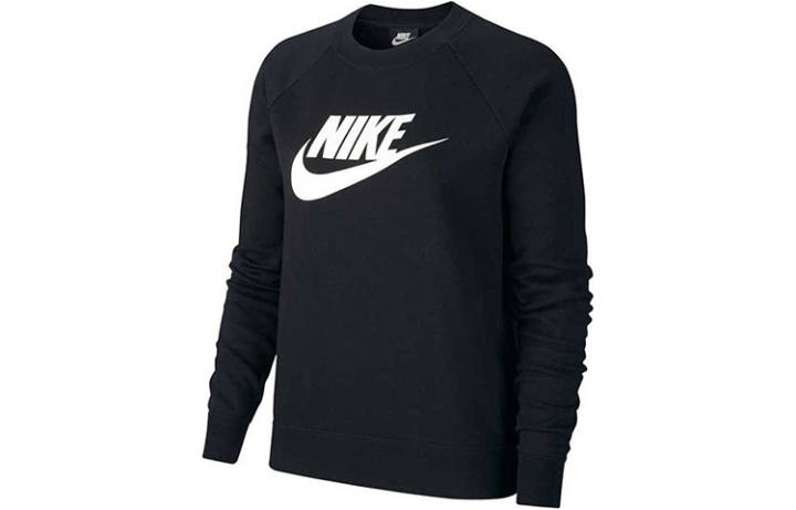 Nike Nike Sweatshirts Women's Black Crew Neck Moderate Regular