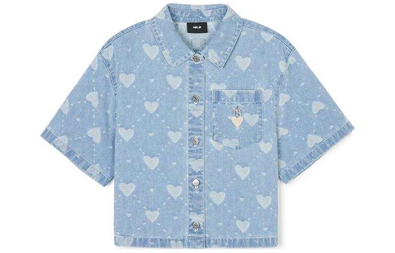 MLB MLB SS24 Shirt Women's Light Blue