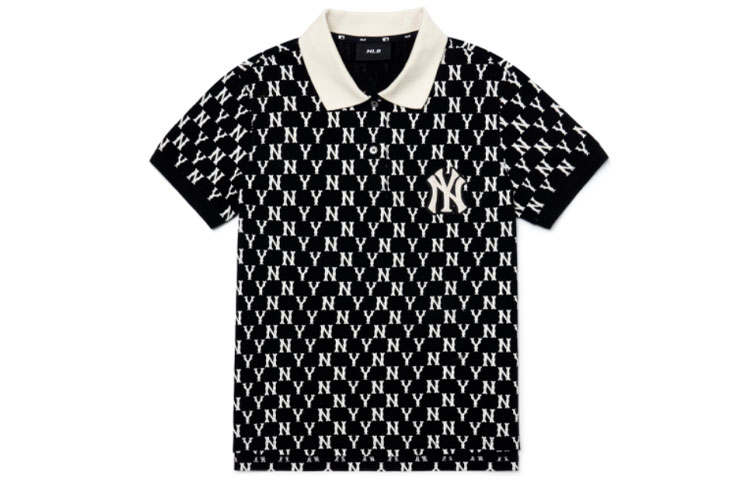 MLB MLB Base Logo Polo Shirt Women's Black
