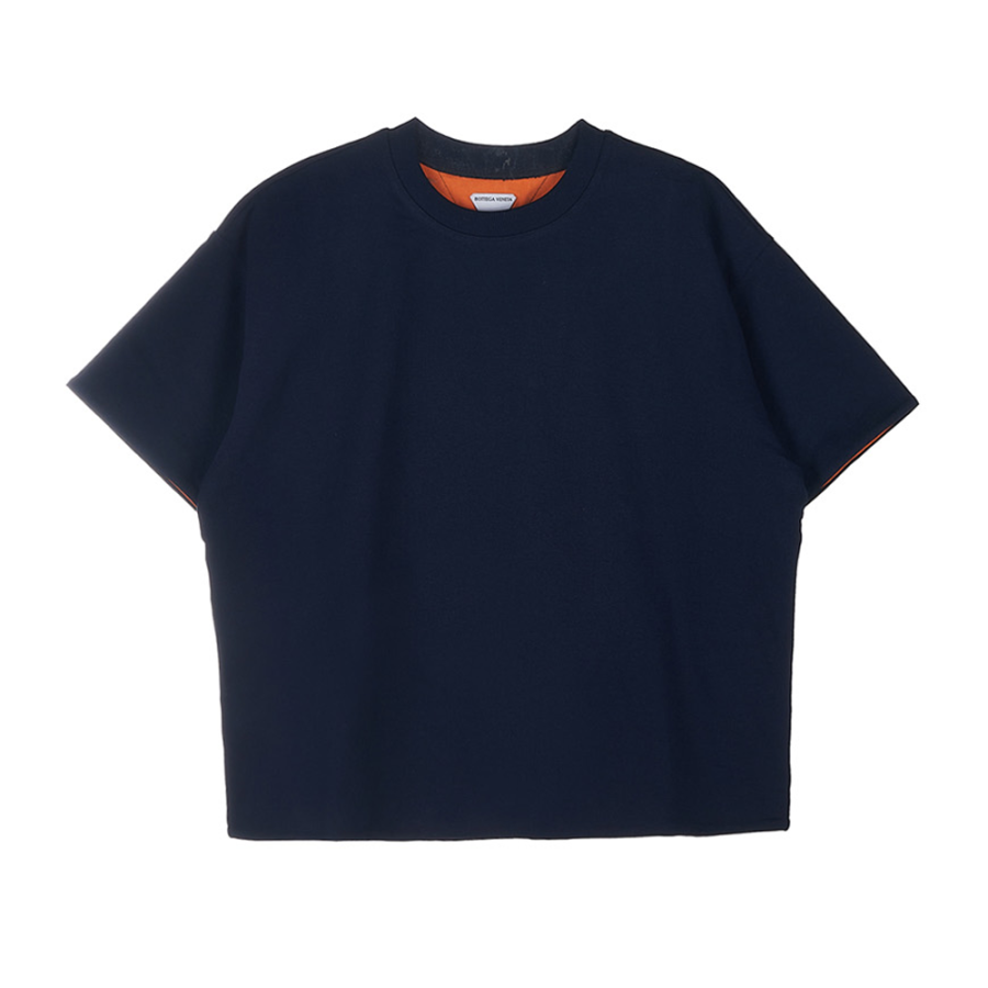 Bottega Veneta T Shirts Women's Blue Crew Neck Moderate