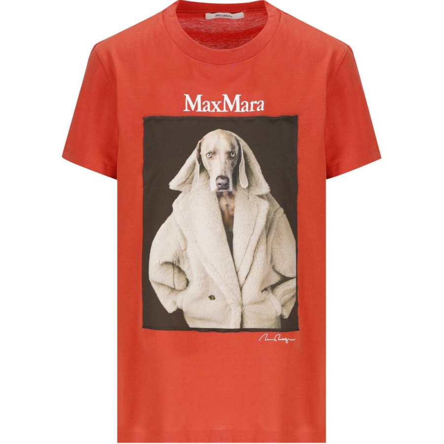 MaxMara Max Mara Valido Photograph Printed Crewneck T Shirt