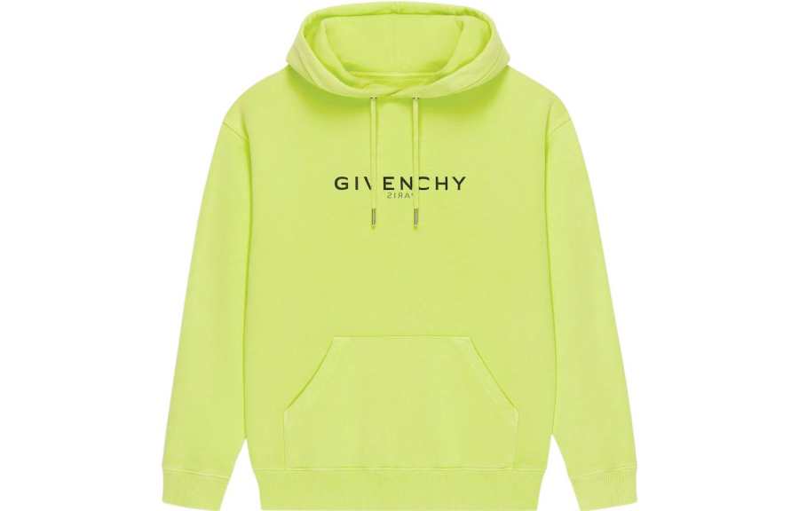 Givenchy Givenchy Long Sleeve Hoodie 'Fluo Yellow'