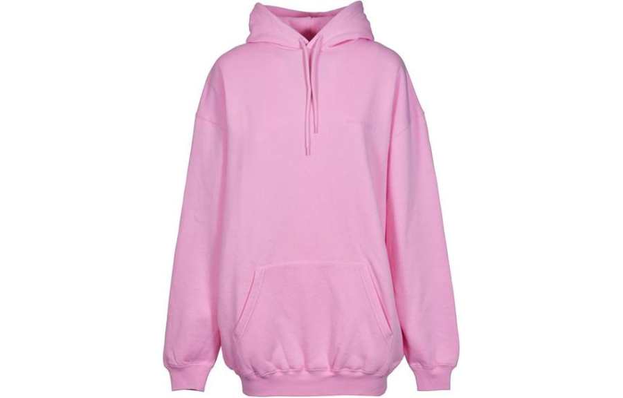 Balenciaga Political Campaign Medium Fit Hoodie 'Bubble Gum/White'