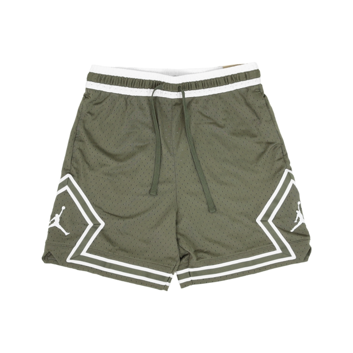 Jordan Jordan SportDri FIT Diamond FW24 Casual Shorts Men's Medium Olive Green/White