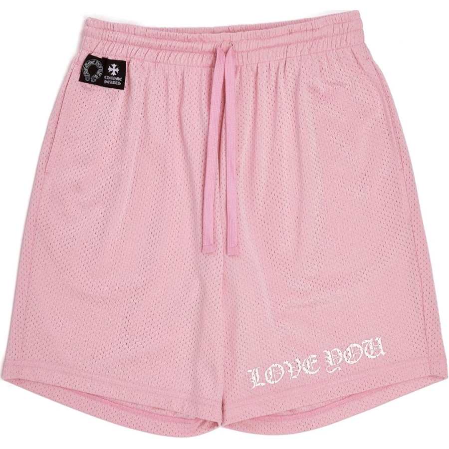 Chrome Hearts Love You Mesh Shorts