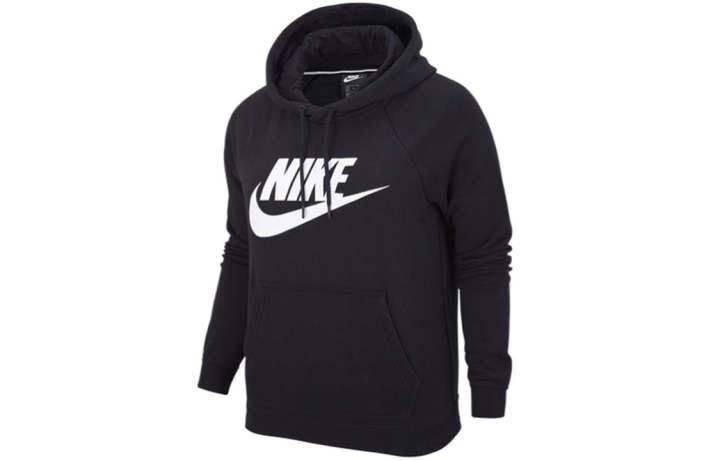 Nike Nike Sweatshirts Women's Black Hooded Moderate Regular