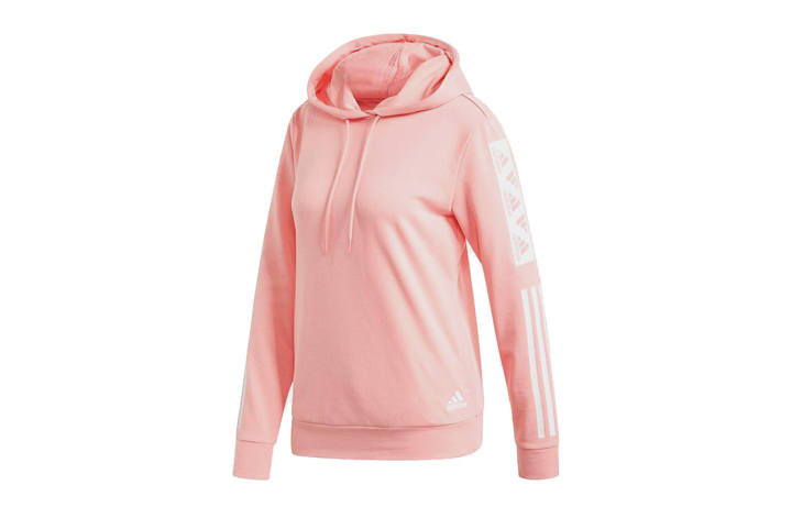 Adidas Adidas Sweatshirts Women's Pink Hooded Moderate Regular