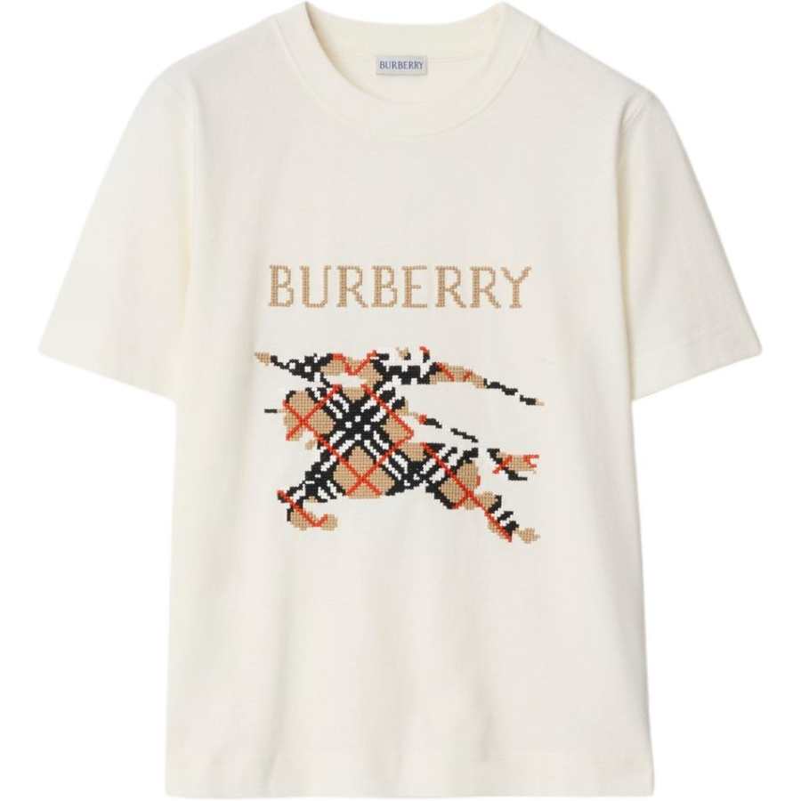Burberry Logo Detailed Crewneck T-Shirt
