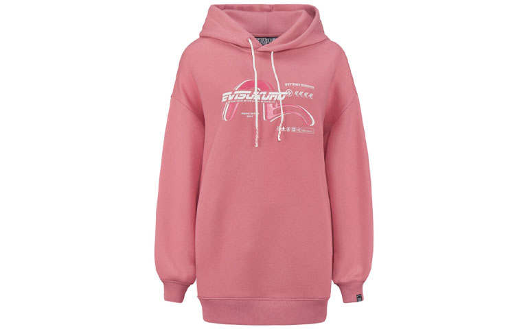 EVISU Sweatshirts Women's Pink Hooded Moderate Other