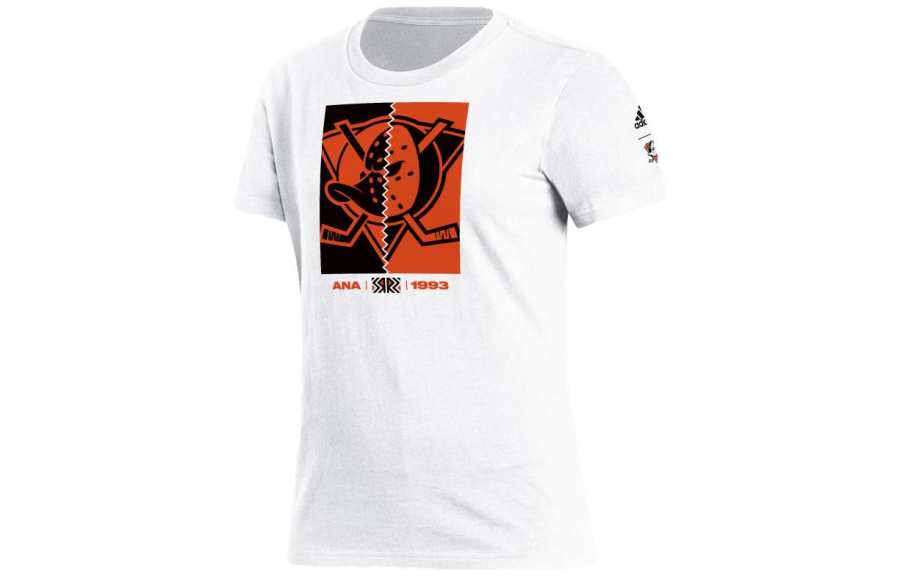 Adidas Adidas T Shirts Women's White Crew Neck Moderate Straight Fit