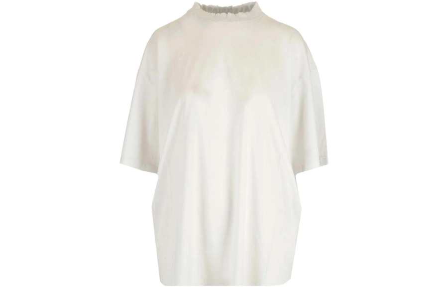 Balenciaga Logo Printed Collar Loose-Fit T-Shirt