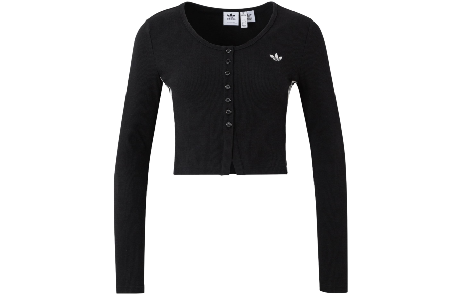 Adidas Originals Set in Sleeve T Shirt Women's Black