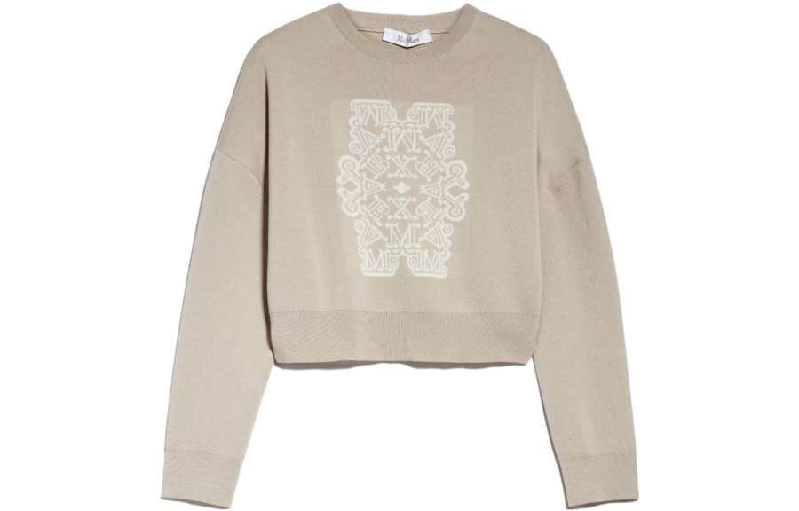 MaxMara MaxMara Sweaters Women's Sand Crew Neck Moderate Other
