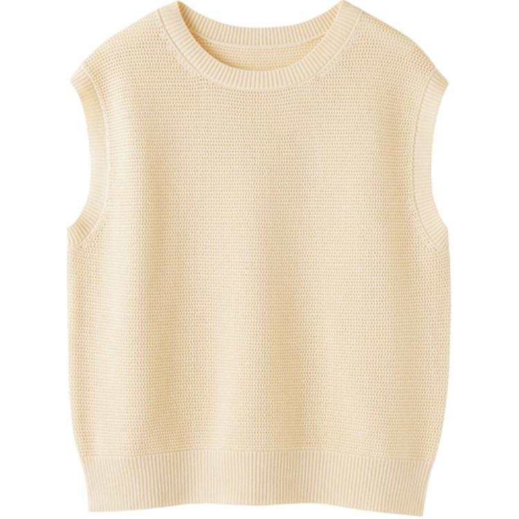 MUJI Tank Tops Women's Crew Neck Moderate Other