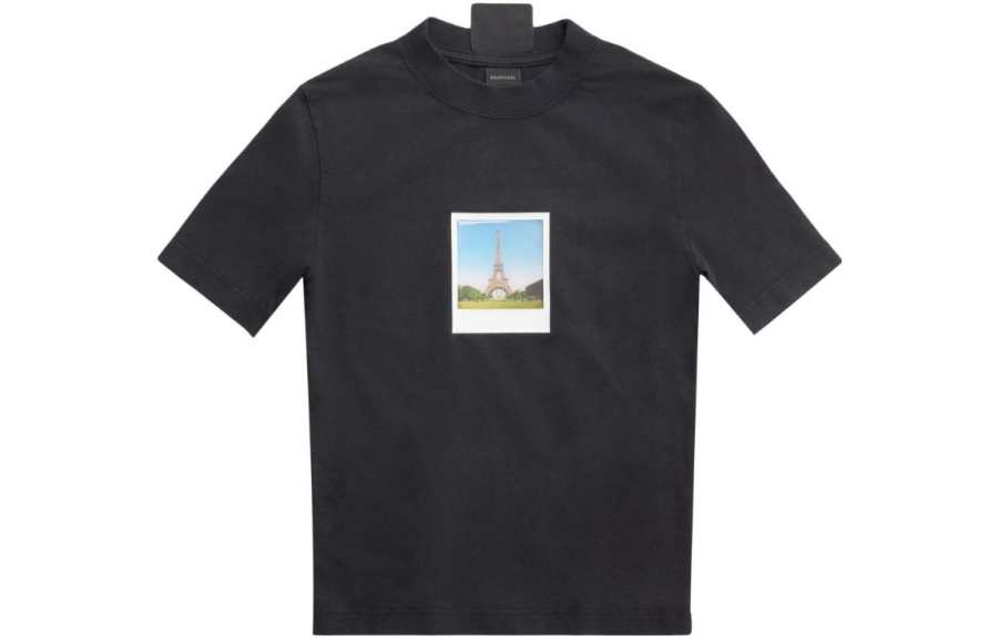 Balenciaga T Shirt Women's Black Regular Fit