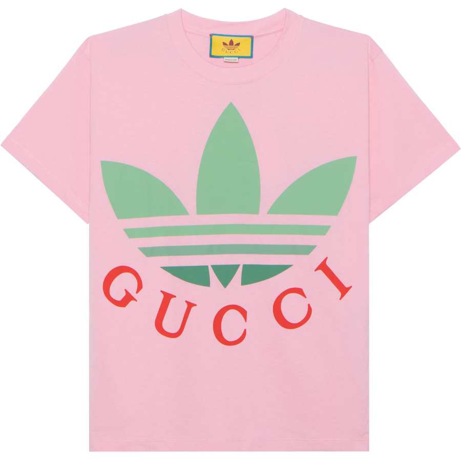 GUCCI X Adidas T Shirt Pink