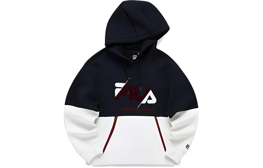FILA Sweatshirts Women's Royal Blue Hooded Moderate Regular