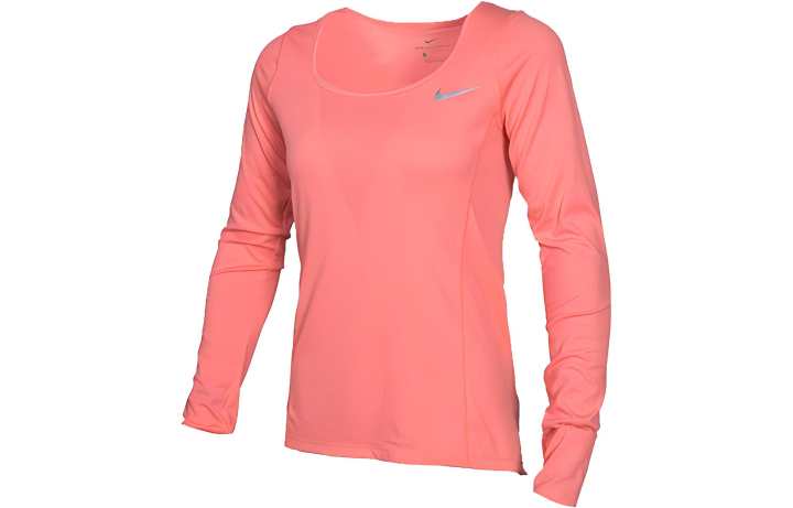 Nike Nike T Shirts Women's Pink Crew Neck Moderate Straight Fit