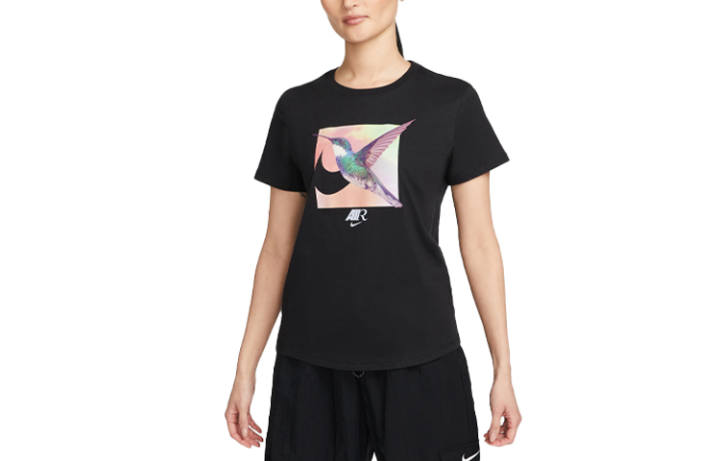 Nike Nike Sportswear Women's Bird Print Classic Crewneck T-Shirt Black