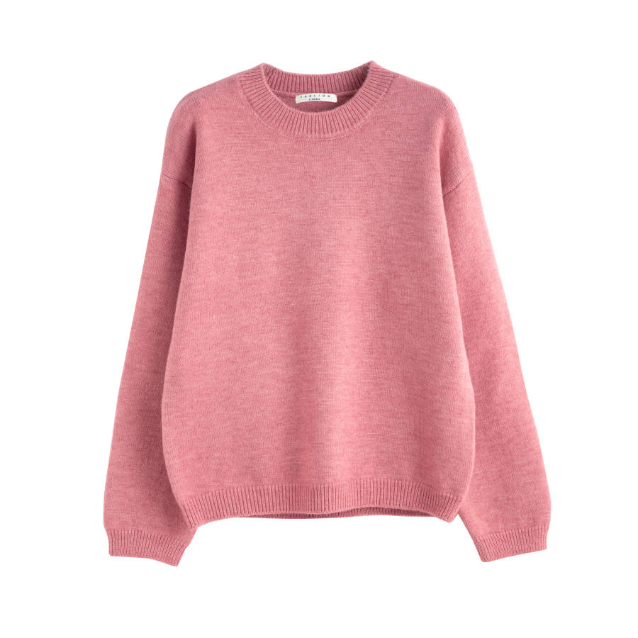 Tonlion Sweater Women's Leather Pink
