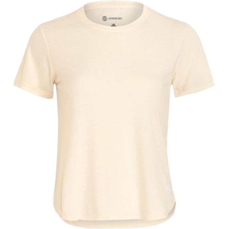 Adidas Adidas T Shirts Women's White Crew Neck Moderate Straight Fit